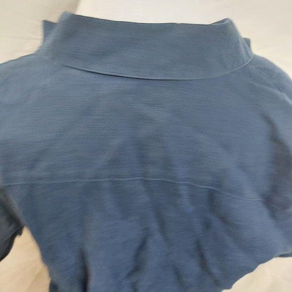 UNTUCKit her short sleeve navy 100% linen midi dress nancy button dress belt 2 - Picture 10 of 16